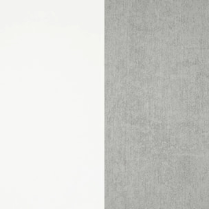 Mesa de centro elevable con almacenaje en blanco mate y gris cemento 120x43-54 cm Lya Blanco Artik (Blanco Mate) - Gris Cemento