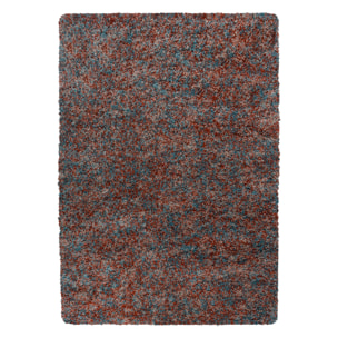 ENJOY - Tapis shaggy à poils longs terracotta