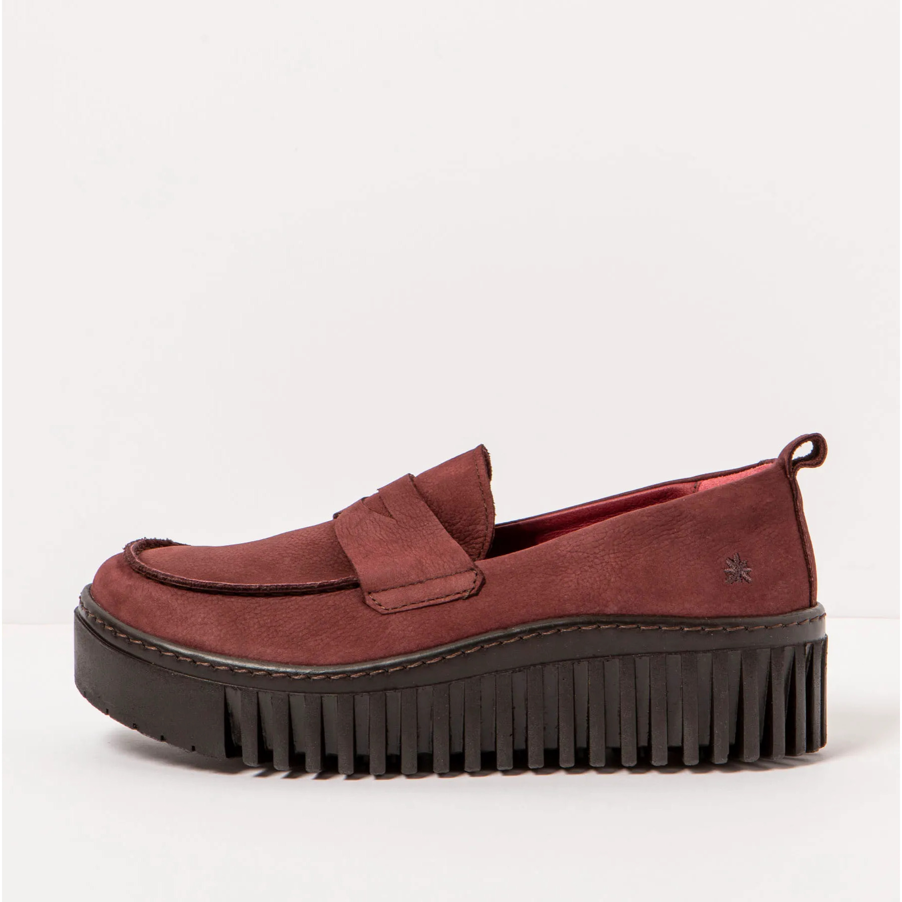 Zapatos 1530 NOBUCK BURDEOS/BRIGHTON color Burdeos