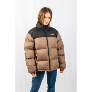 Chaqueta Lisboa short jacket marca ECOON - Caqui / Negro