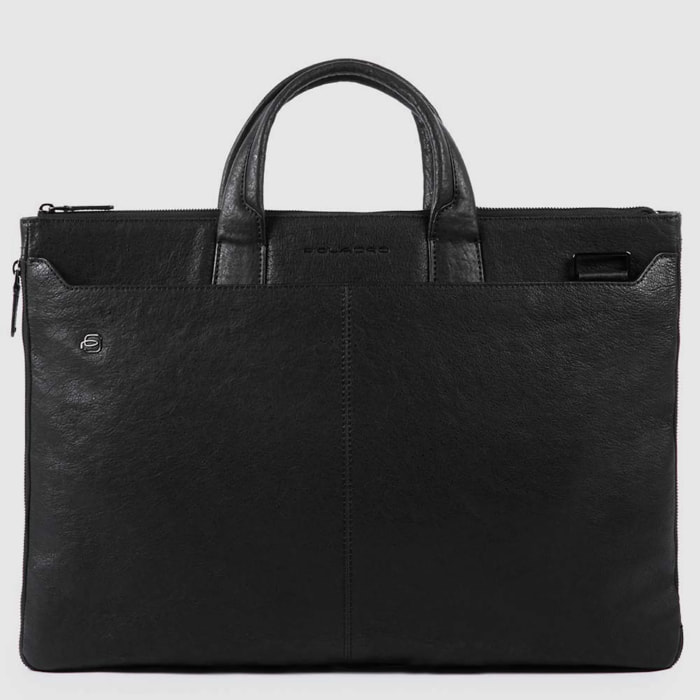 Piquadro Borsa sottile porta pc 17,3, espandibile