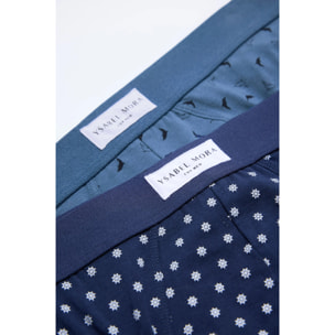 Confezione da 2 boxer con stampa a righe