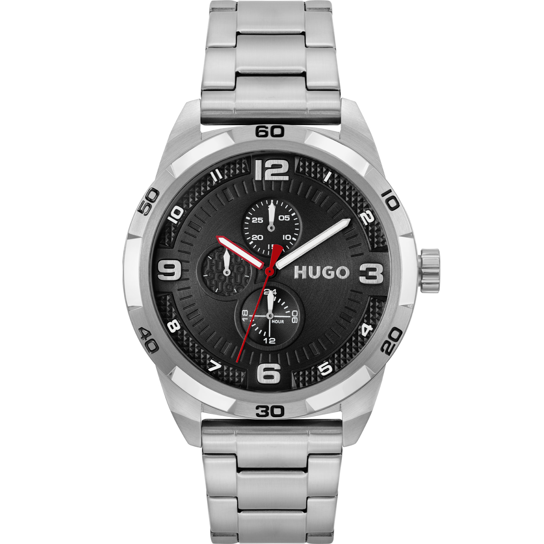 Reloj Hugo 1530276 Hombre Analogico Cuarzo con Correa de Acero inoxidable