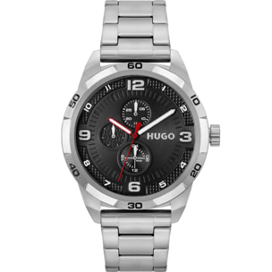 Reloj Hugo 1530276 Hombre Analogico Cuarzo con Correa de Acero inoxidable