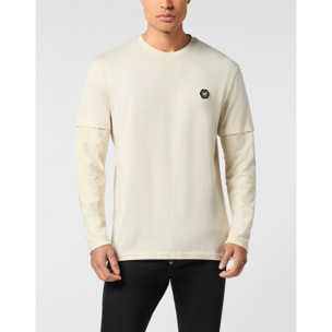 PHILIPP PLEIN T-Shirt Round Neck Ls CREST