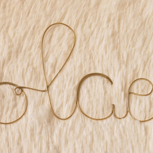 Mot fil de laiton 'DOLCE VITA' - Doré Vieilli