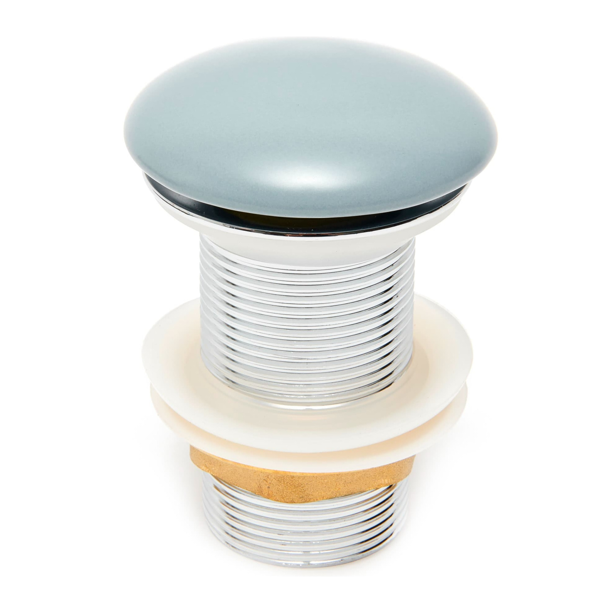 Bonde à écoulement libre Infinitio 5/4" sans trop-plein pour lavabos et vasques, bleu profond mat (PZATKADBLM)