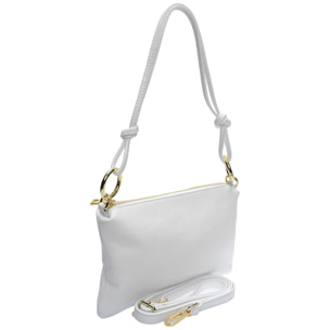 Borsa a tracolla Anna Luchini Bianco