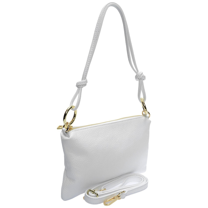 Borsa a tracolla Anna Luchini Bianco