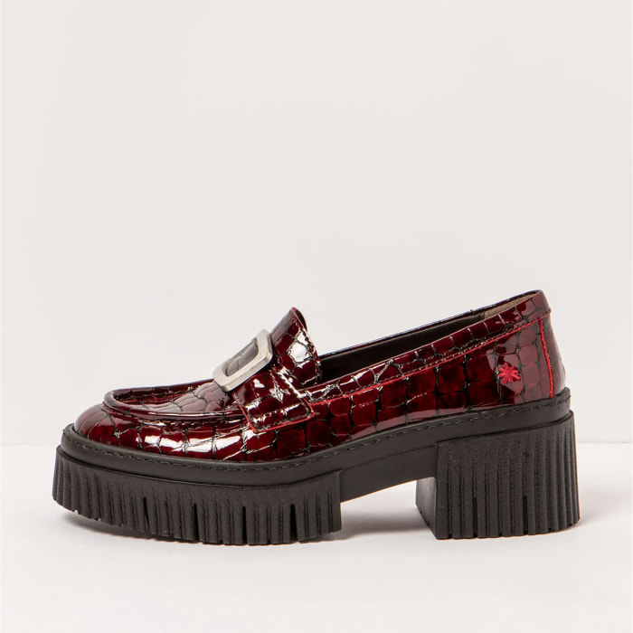 Zapatos con tacón 1372 HORASAN BURDEOS/YORK color Burdeos