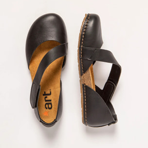 Sandalias 0384 NAPPA BLACK/ CRETA color Black