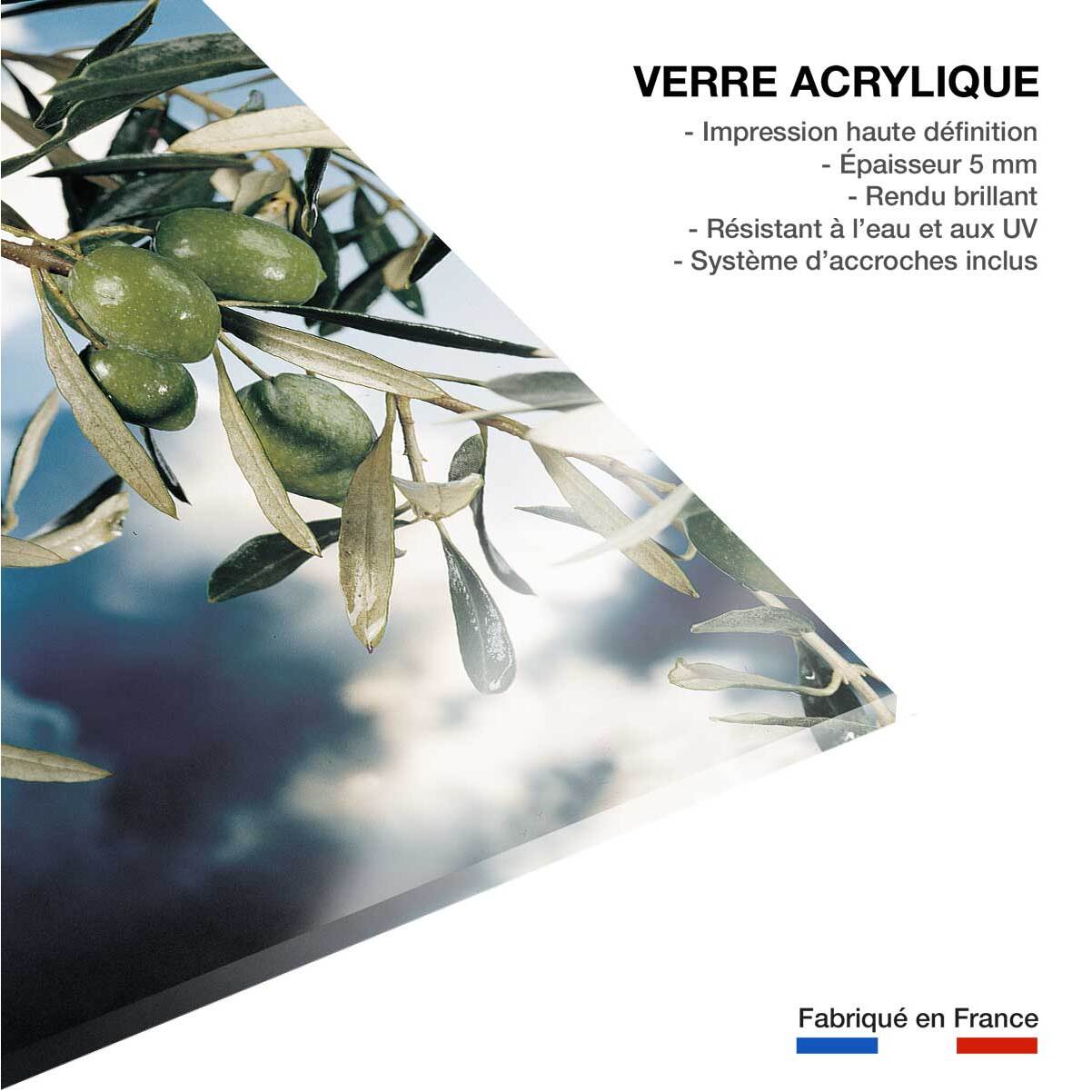 Tableau kalamata Tableau plexiglas