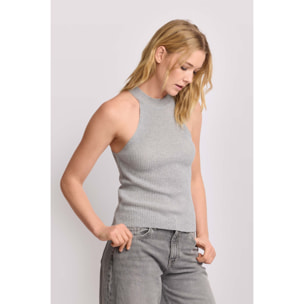 Kocca - Top con scollo all'americana Donna, Tinta unita, Scollo americano
