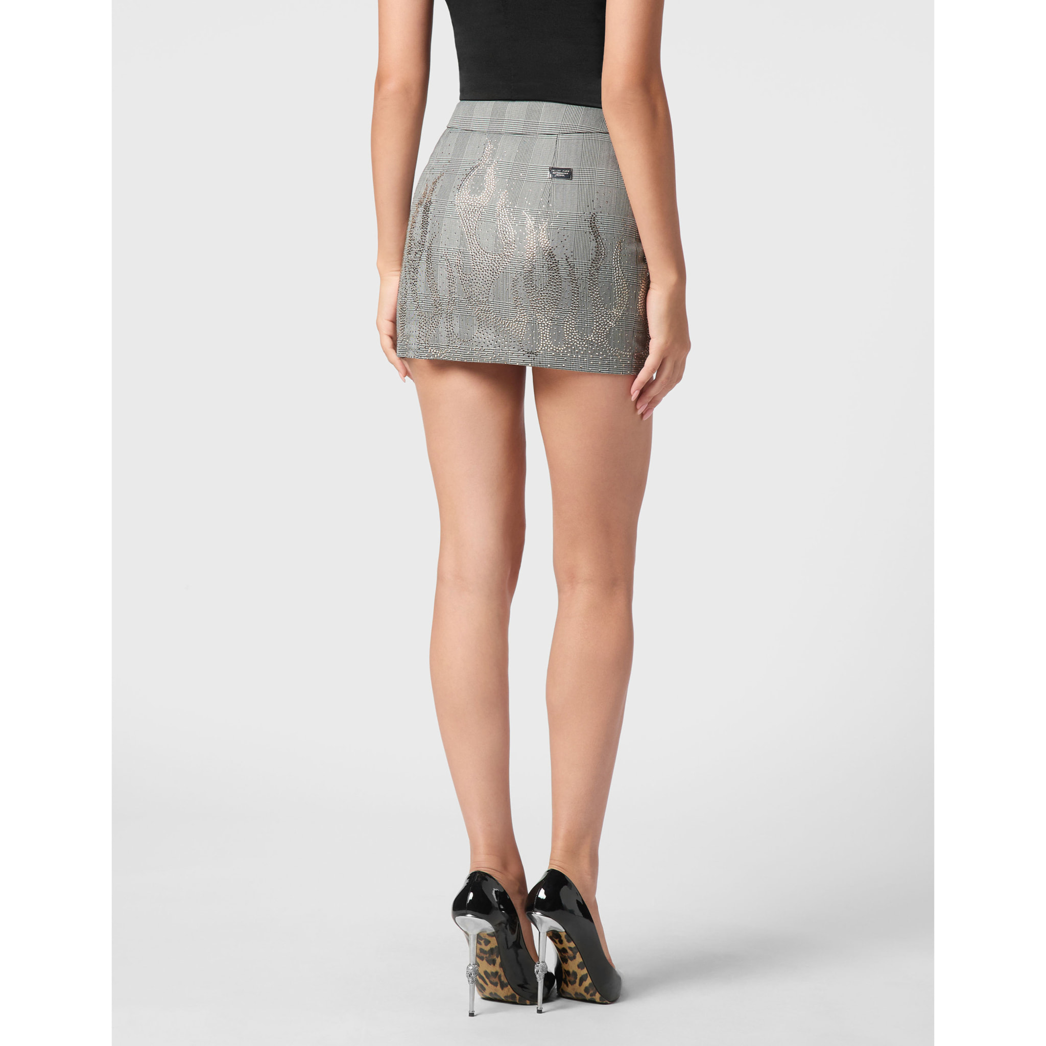 PHILIPP PLEIN Mini Skirt FLAME