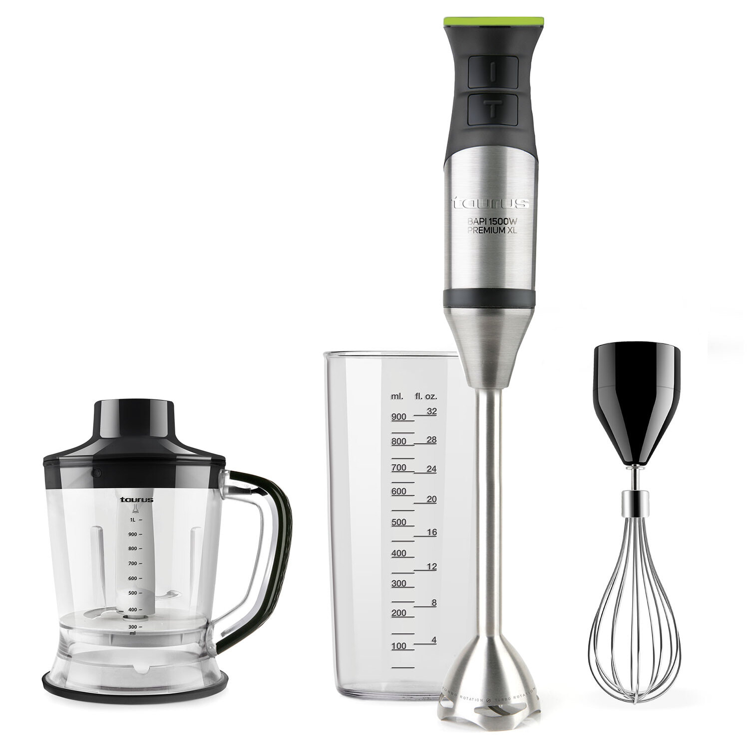 Taurus - Batidora de mano Bapi 1500 Premium XL Plus 1500 W