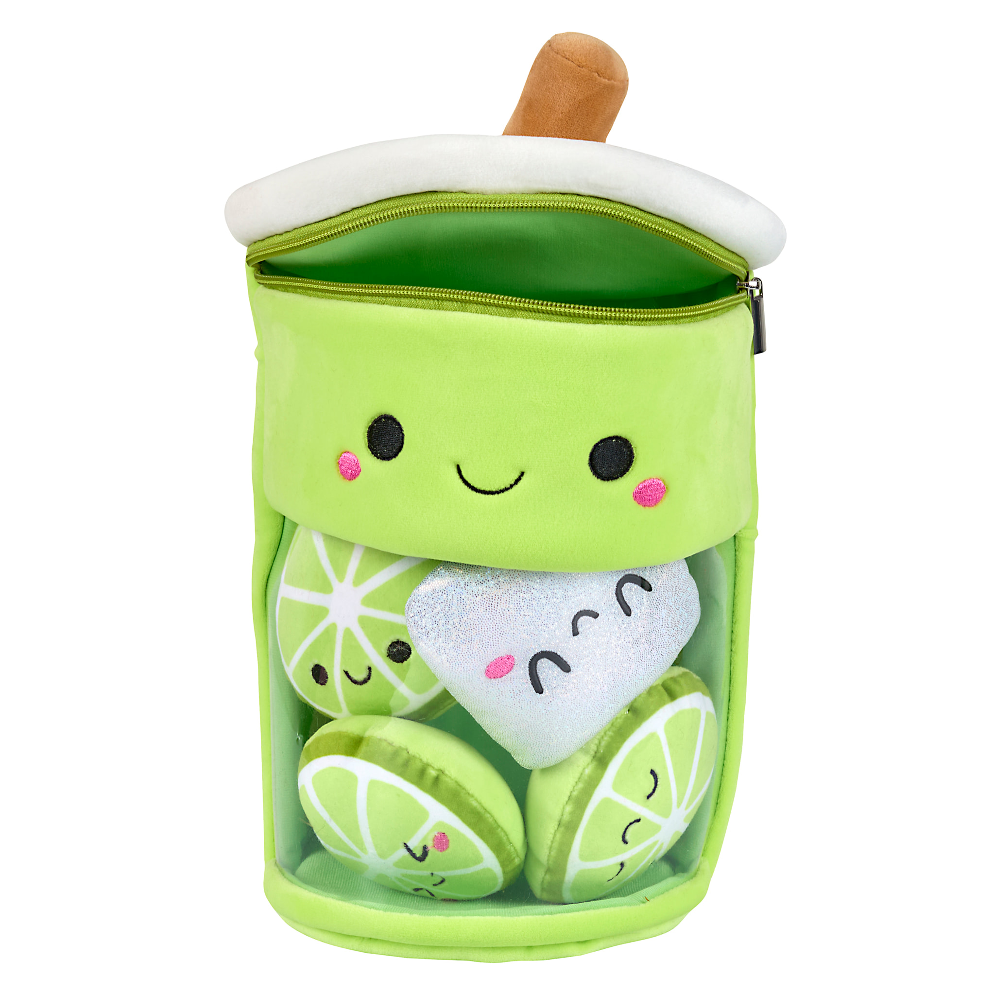 Peluche Bubble Tea Kawaii Citron