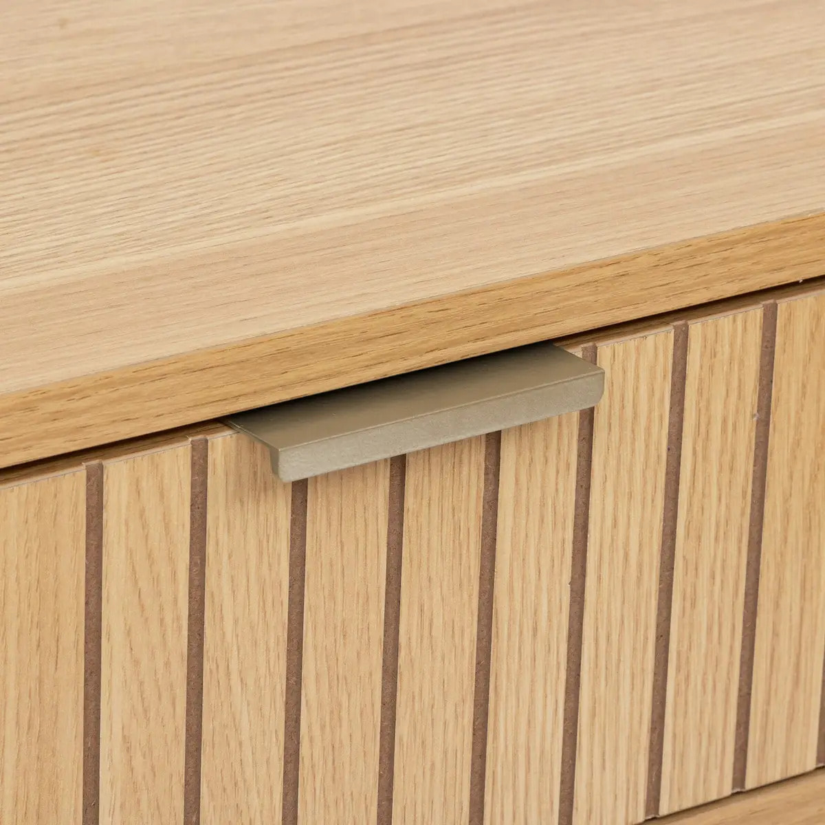 Console "Tasso" L80,5cm effet bois naturel