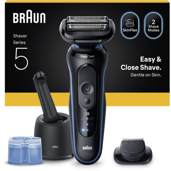 Rasoir électrique BRAUN Series 5 52-B7200cc Clean&Charge