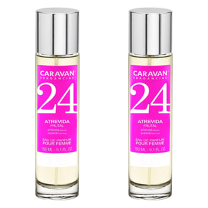 Caravan fragancias - caja de regalo con 2 perfumes nº24 de 150 ml, para mujer