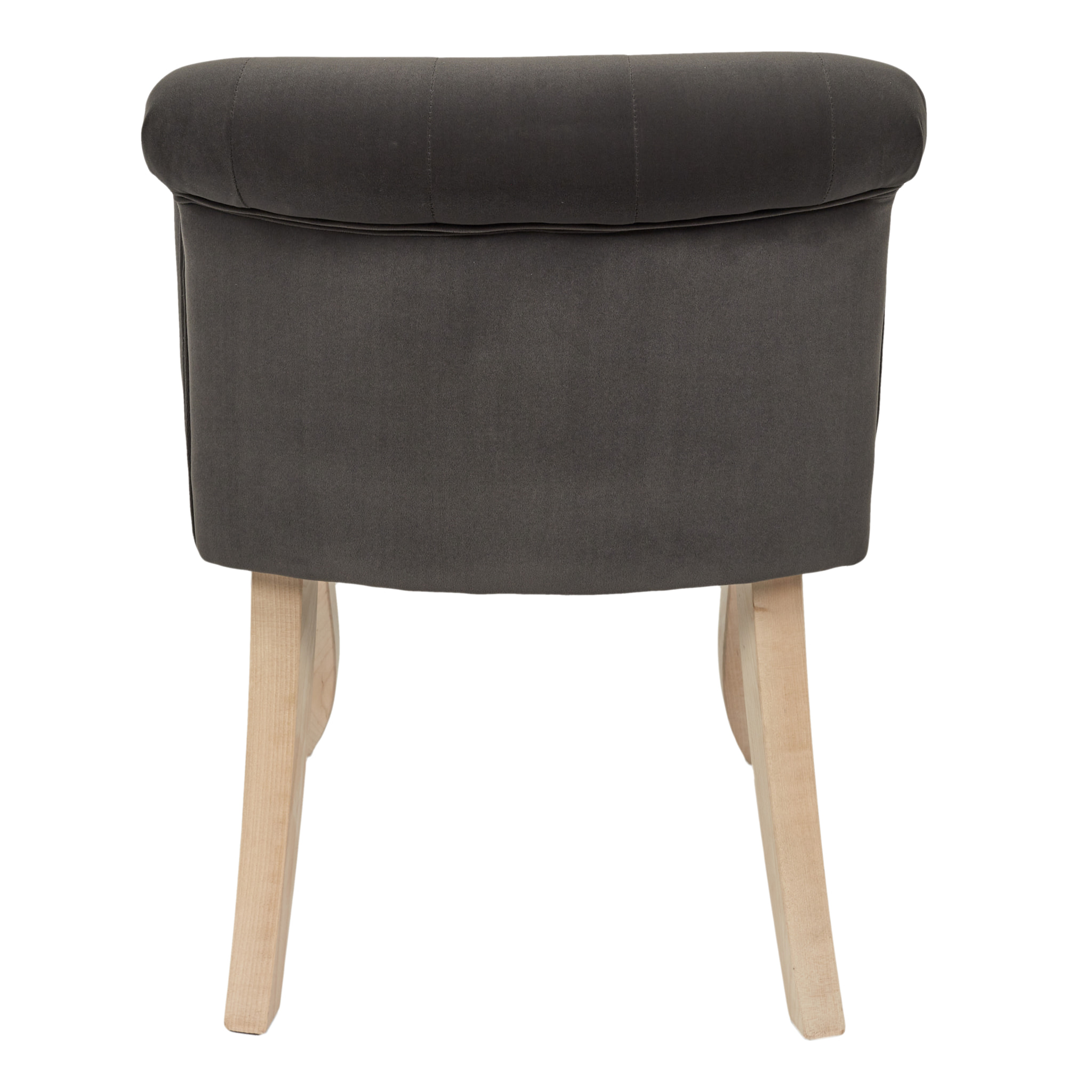 Fauteuil Eleonor Velours Gris