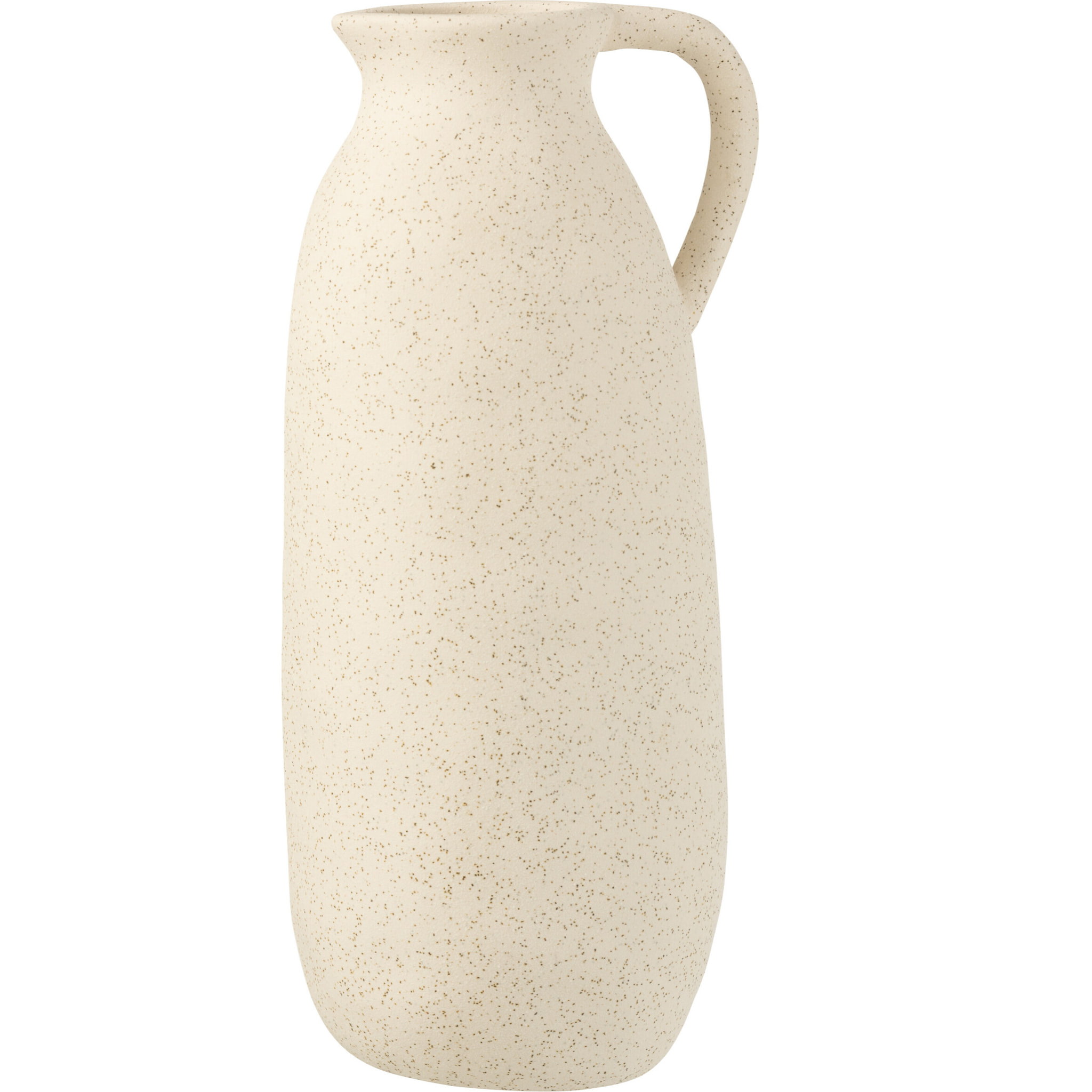 J-Line vase Cruche - céramique - beige - large - 36 cm de hauteur