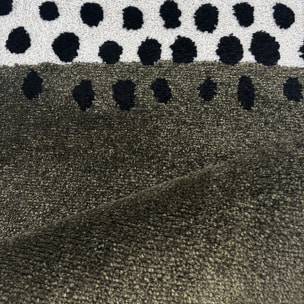 PANTONE - Tapis vert à motif à pois TERRA DEL SOL