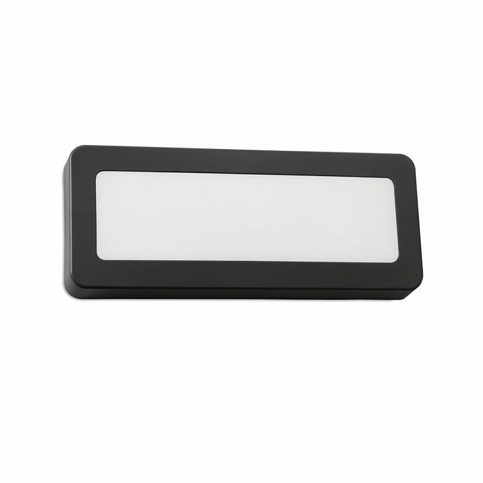 Forlight Aplique Ip65 Grove Diffuser Rectangular Led 3W 4000K Negro