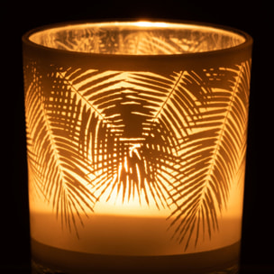 J-Line photophore Feuille - verre - blanc - small - 6 pièces