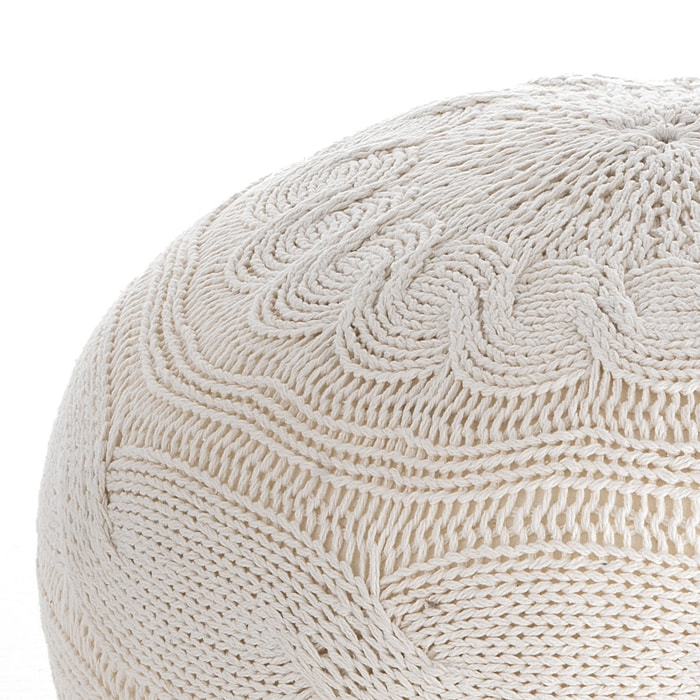 Tomasucci Pouf PLAIT Blanc