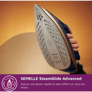 Centrale vapeur PHILIPS PSG6066/20 bleu et doré 1,8L