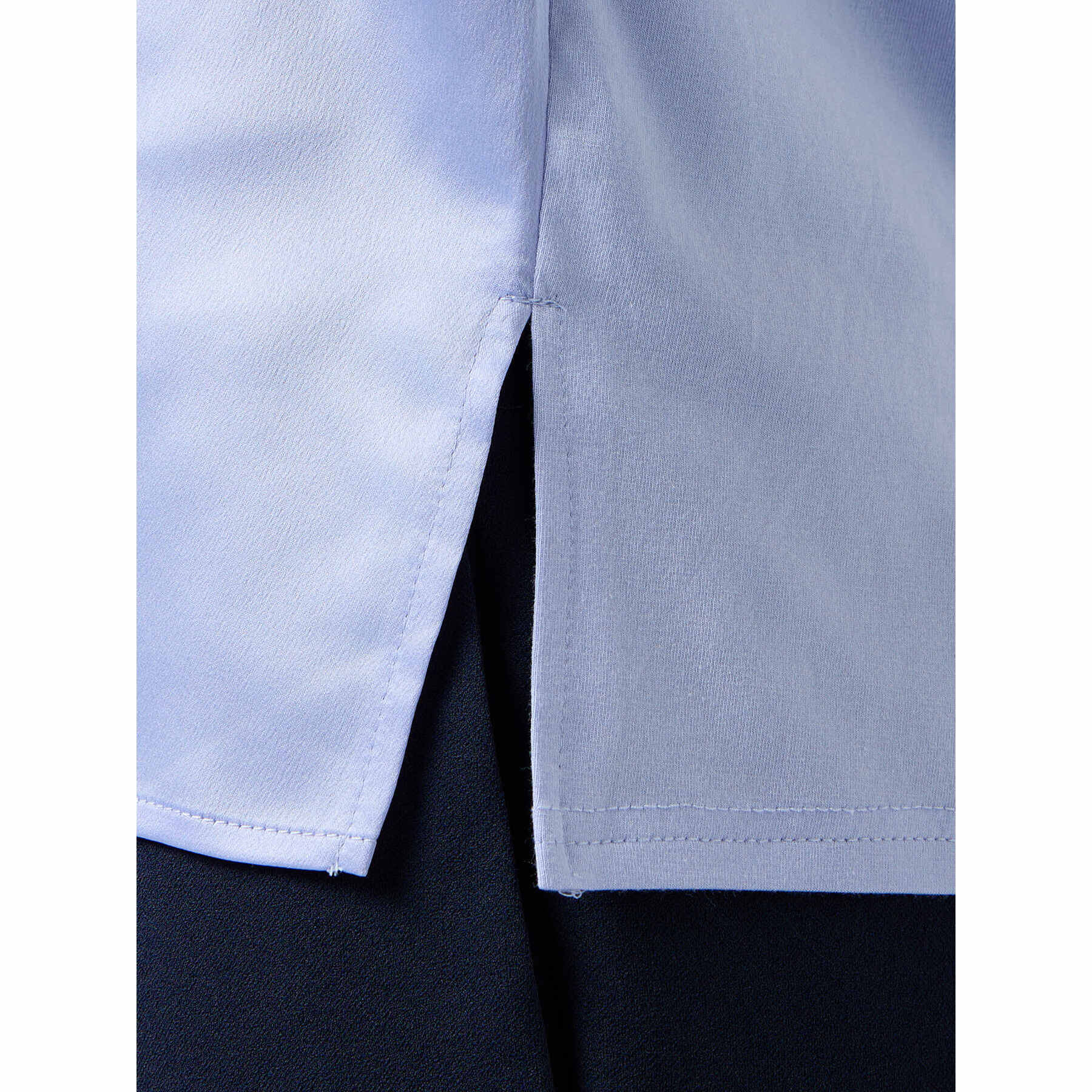 Oltre - Camiseta bimatérica - Light - blue