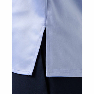 Oltre - Camiseta bimatérica - Light - blue