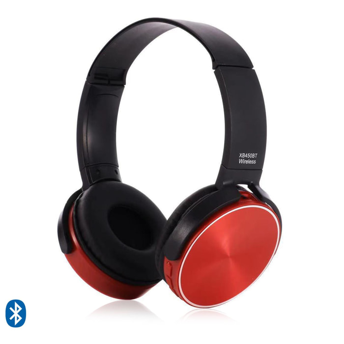 Cuffie senza fili Bluetooth 450BT. Include cavo jack da 3,5 mm.