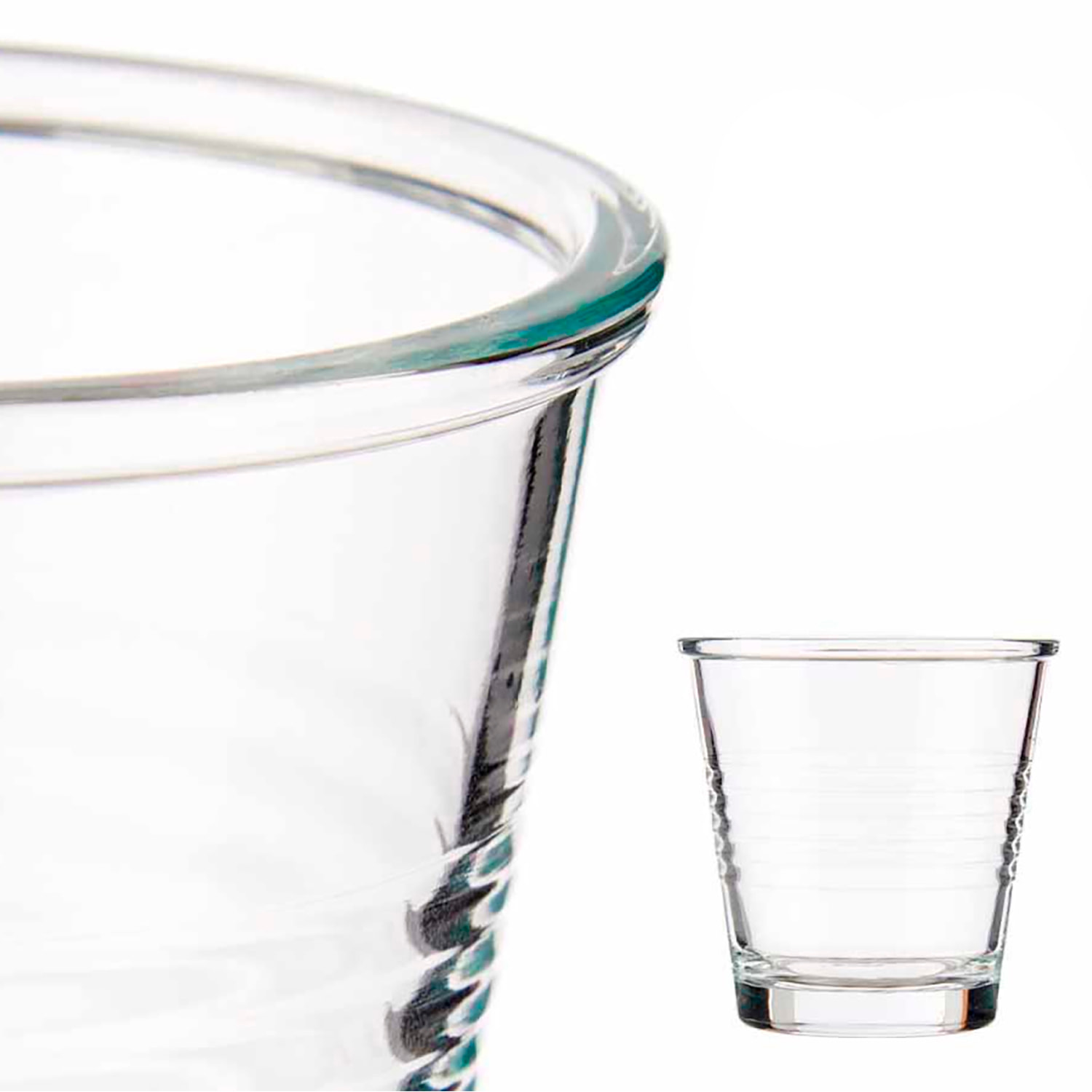 SET 6 VASOS cristal CAFE 90ML