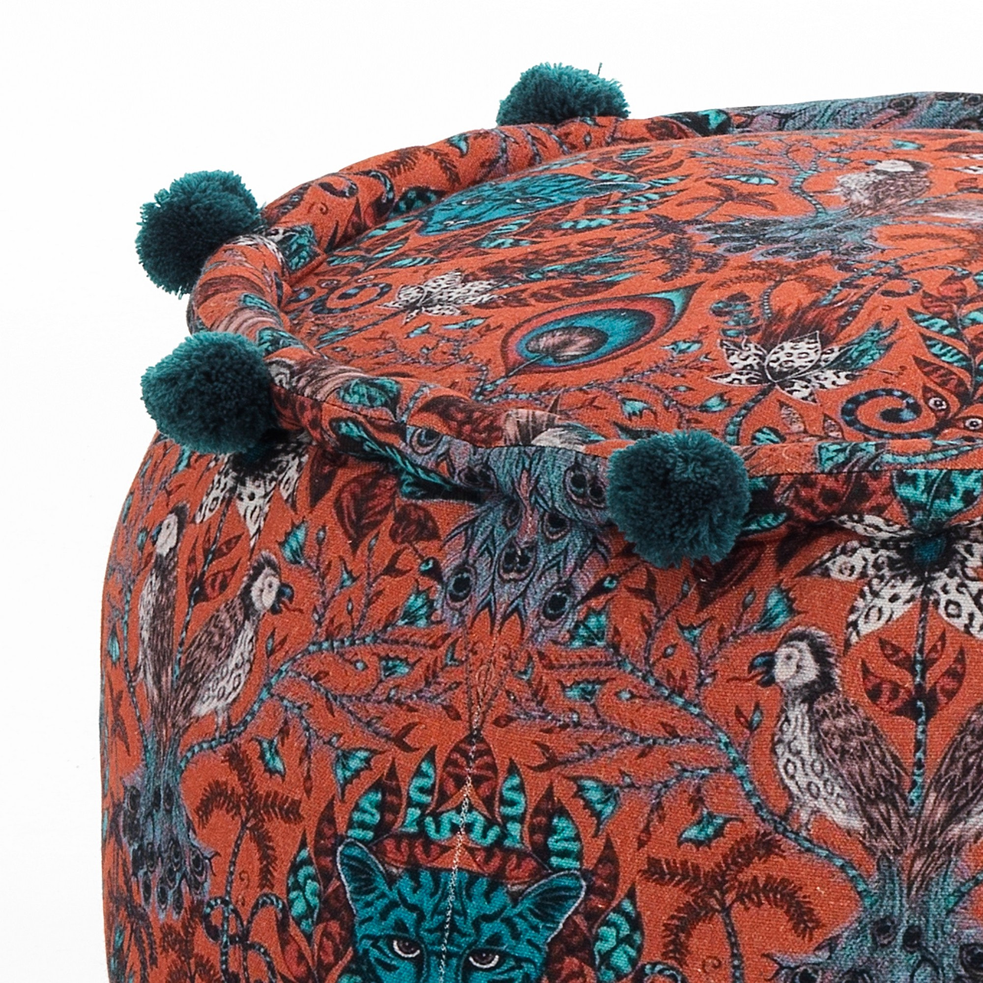 Tomasucci Raja 1 pouf rond Multicolore