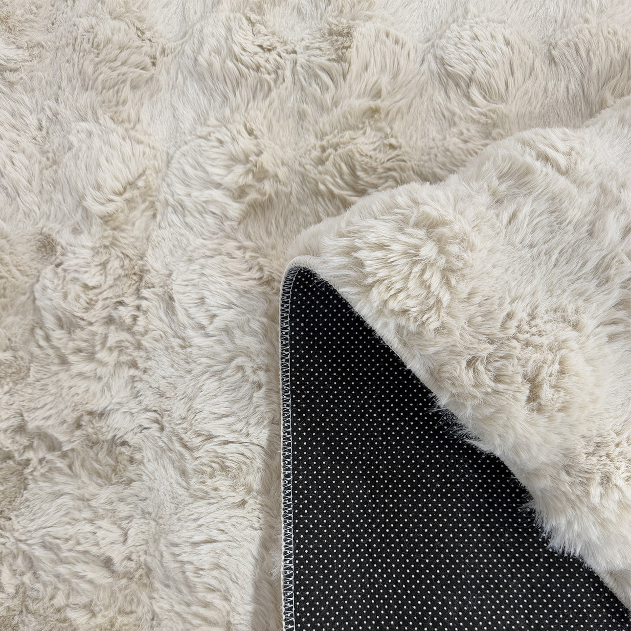 BUBBLE - Tapis doux beige