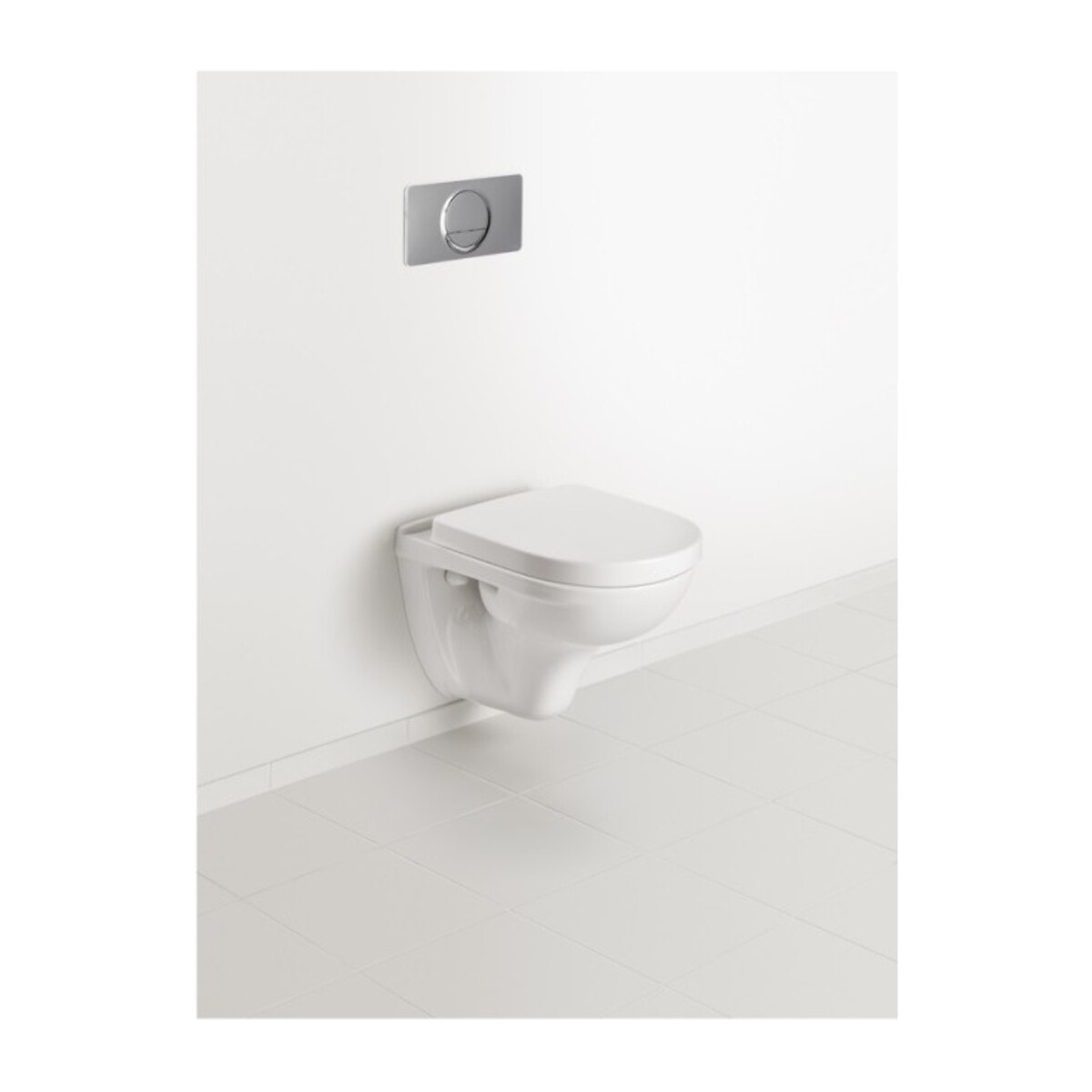WC suspendu compact sans bride O.novo 36 x 49 cm + abattant