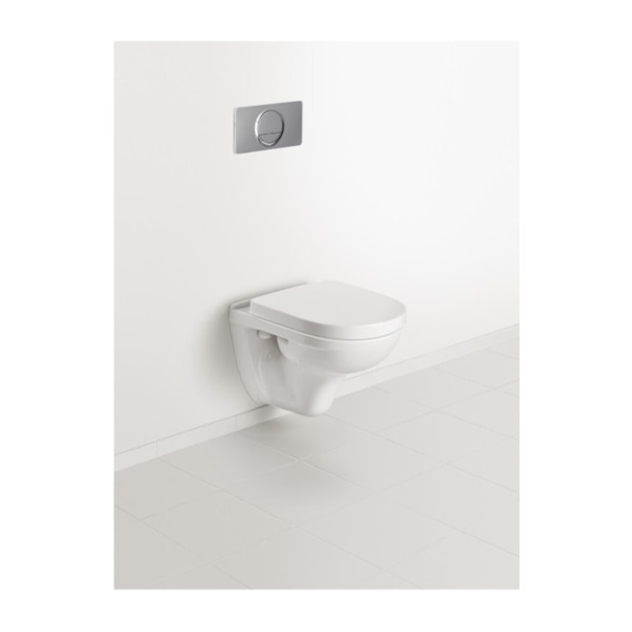 WC suspendu compact sans bride O.novo 36 x 49 cm + abattant