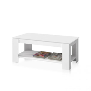 Mesa de centro elevable Ambit Blanco Artik (Blanco Mate)