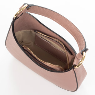 Borsa a tracolla Arpaia donna. Vera pelle Ruga.