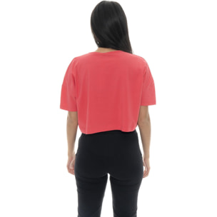 T-shirt da donna cropped Leone Basic
