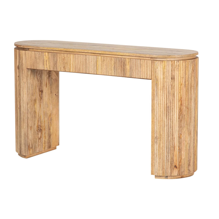 Consola Madera Mango Marron Myra 140x40x80 Cm