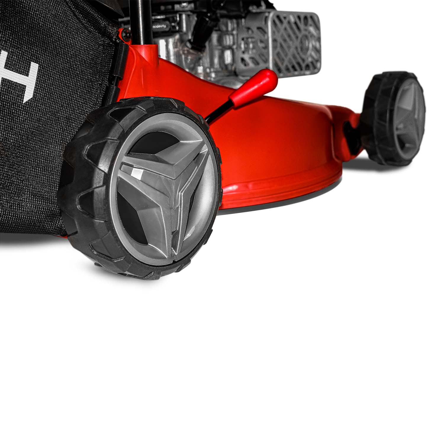 Tagliaerba a spinta motore a scoppio 132cc 1,9HP OHV 4 Tempi ampiezza di taglio di 400mm