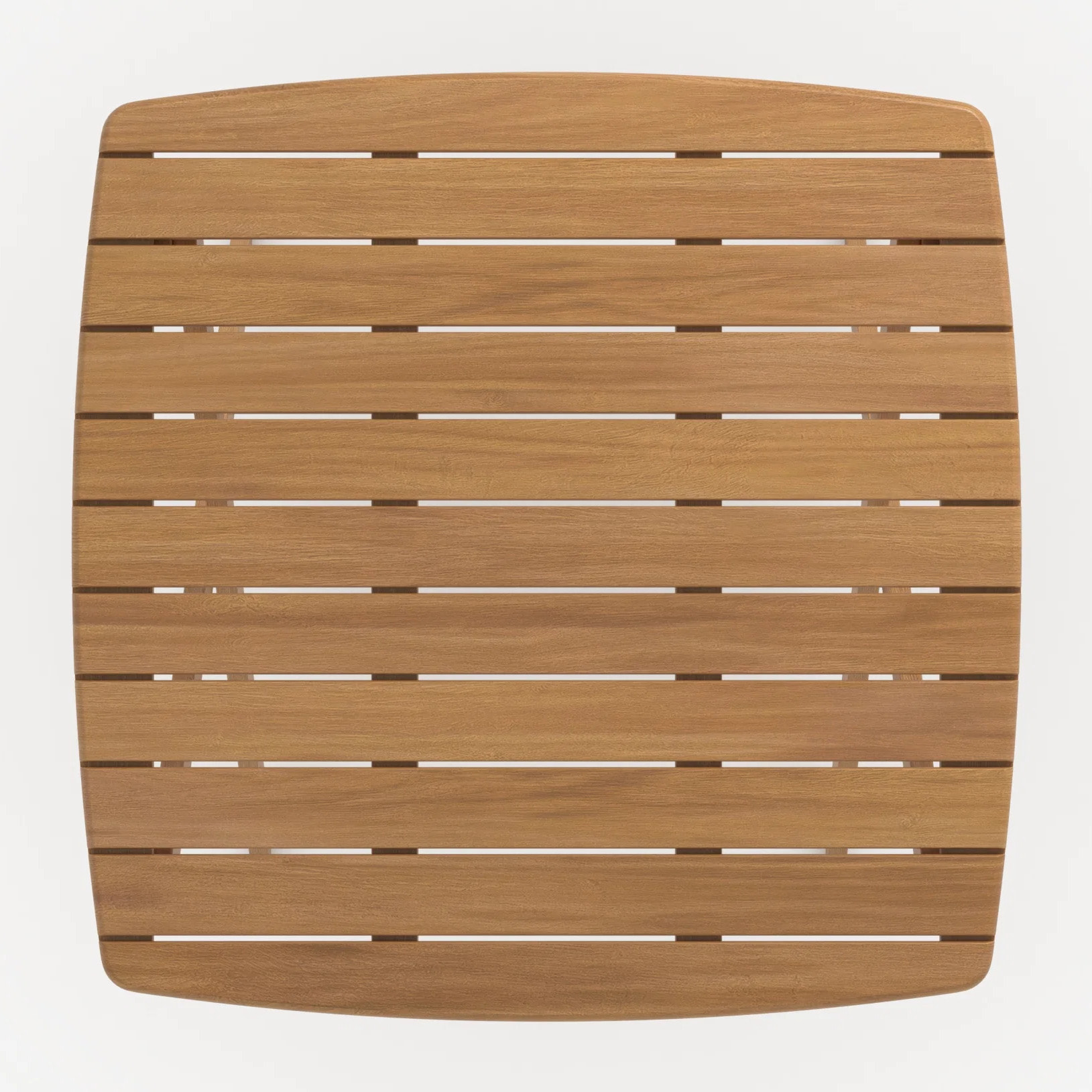 Table de jardin pliante carré en bois d'acacia huilé 2 personnes - Siquijor