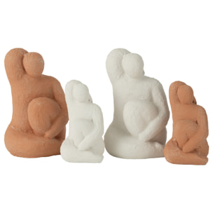 J-Line décoration Figurine Moderne Venus - ciment - blanc - large