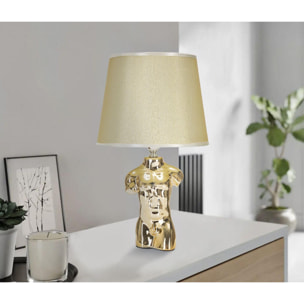 LAMPADA DA COMODINO GLAM MAN CM 25X42,5