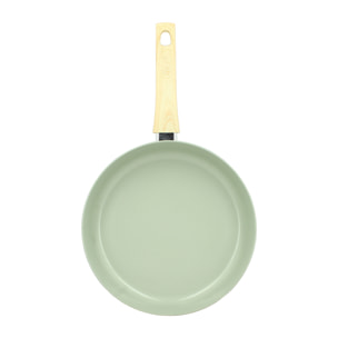 Poêle en revêtement céramique 28cm céladon - tous feux COLORAMA