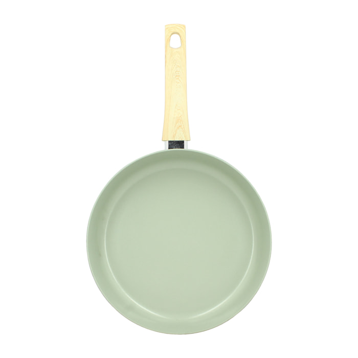 Poêle en revêtement céramique 28cm céladon - tous feux COLORAMA