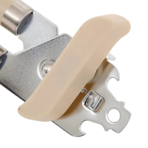 Ouvre-boîte Solstice H20,5cm beige en inox