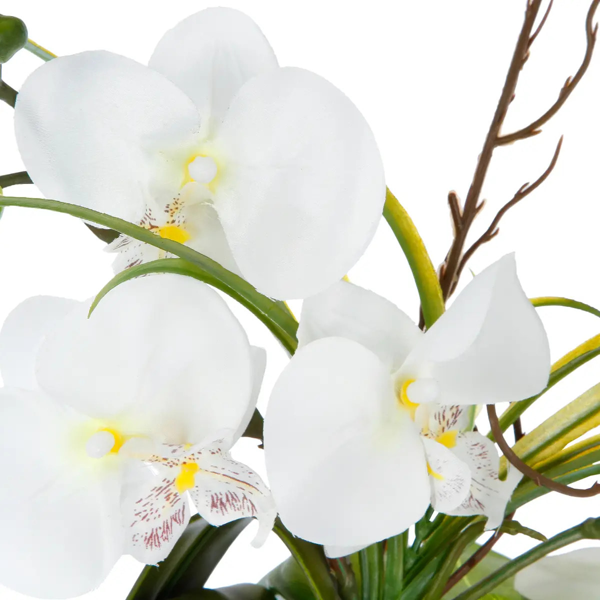 Vase orchidées artificielles vase céramique H44cm